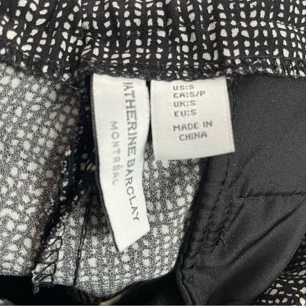 Katherine Barclay Women's Straight-Leg Textured Pants Size S